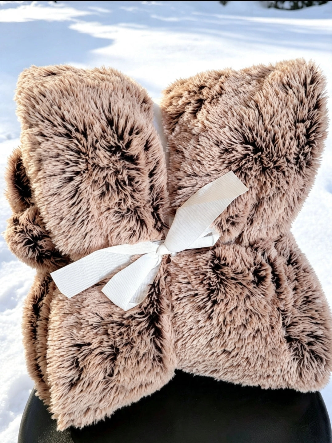 Plaid Sherpa ultra doux 130 x 150 cm –  cocooning et chaud