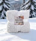 Couverture Sherpa Rose Brillante XXL 200x220 cm — Ultra Douce & Lumineuse | RAM'S